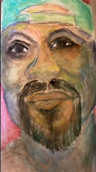 Philly. Watercolor on Paper, Framed. 12”x18”.